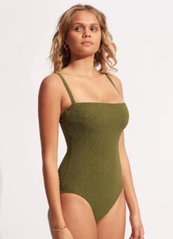 Willow DD One Piece - Avocado -Fashion Swimwear Store 10911DD924 Avocado 3