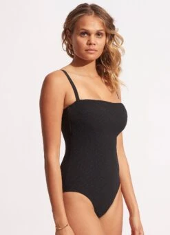 Willow DD One Piece - Black -Fashion Swimwear Store 10911DD924 Black 3