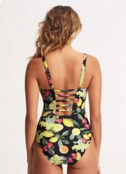 Lemoncello DD Cup One Piece - Black -Fashion Swimwear Store 10911DD945 Black 4