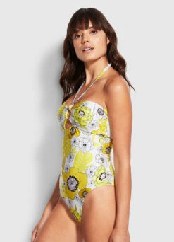 Summer Of Love Ring Front One Piece - Wild Lime -Fashion Swimwear Store 10968 928 Wild 20Lime 3