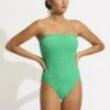 Sea Dive DD Bandeau One Piece - Jade -Fashion Swimwear Store 11011DD861 Jade 3