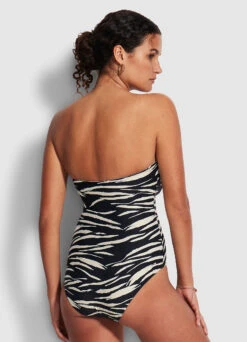 Skin Deep DD Bandeau One Piece - Black -Fashion Swimwear Store 11011DD940 Black 5