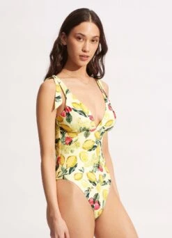 Lemoncello V Neck One Piece - Lemoncello -Fashion Swimwear Store 11041 945 Lemoncello 3