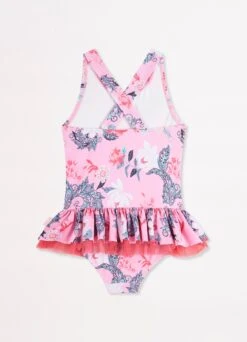 Girls Tutu One Piece - Floral 7 Girls Tutu One Piece - Floral -Fashion Swimwear Store 15704T 258 Floral 2