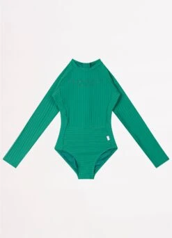 Girls Summer Essential Panelled Paddlesuit - Forest