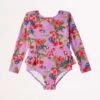 Girls Honolulu L/S Paddlesuit Hip Frill Detai - Honolulu -Fashion Swimwear Store 15770T Honolulu 1
