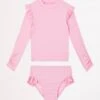 Girls Summer Essential Surf Set - Sweet Lilac 1 Girls Summer Essential Surf Set - Sweet Lilac -Fashion Swimwear Store 27191T SweetLilac 1