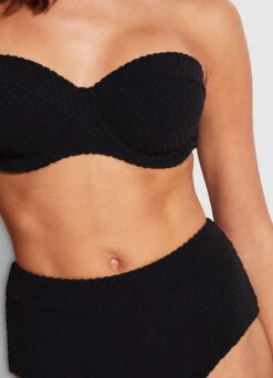 Riviera Bustier Bra - Black -Fashion Swimwear Store 30059 929 Black 5