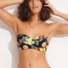 Lemoncello Bustier Bandeau - Black -Fashion Swimwear Store 30574 945 Black 1