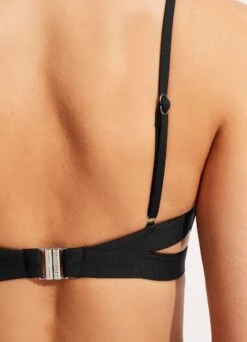 Seafolly Collective Hybrid Bralette - Black -Fashion Swimwear Store 30580 942 Black 6