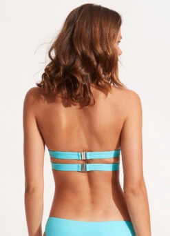 Seafolly Collective Halter Bra - Aquamarine -Fashion Swimwear Store 30645 942 Aquamarine 4