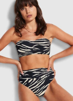 Skin Deep Bustier Bandeau - Black