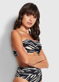 Skin Deep Bustier Bandeau - Black -Fashion Swimwear Store 30877 940 Black 3