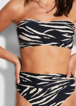 Skin Deep Bustier Bandeau - Black -Fashion Swimwear Store 30877 940 Black 5