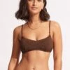Sea Dive Bralette - Tiramisu -Fashion Swimwear Store 31173 861 Tiramisu 1