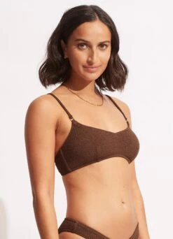 Sea Dive Bralette - Tiramisu -Fashion Swimwear Store 31173 861 Tiramisu 3