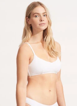 Sea Dive Bralette - White -Fashion Swimwear Store 31173 861 White 3