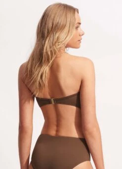 Seafolly Collective Twist Tie Front Bandeau - Tiramisu 8 Seafolly Collective Twist Tie Front Bandeau - Tiramisu -Fashion Swimwear Store 31187 942 Tiramisu 3