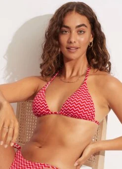 Sienna Slide Tri - Chilli Red -Fashion Swimwear Store 31298 976 Chilli 20Red 2