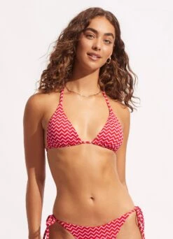 Sienna Slide Tri - Chilli Red -Fashion Swimwear Store 31298 976 Chilli 20Red 3