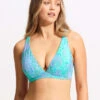 Sea Skin DD Fixed Tri Bikini Top - Vivid Green -Fashion Swimwear Store 31306DD064 VividGreen 3