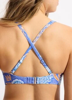 Eden DD Fixed Triangle Bikini Top - Azure -Fashion Swimwear Store 31306DD070 Azure 7