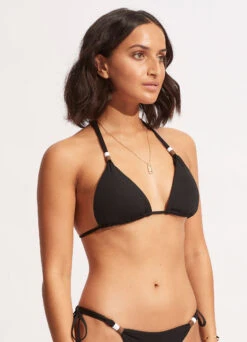 Sun Stripe Slide Tri - Black -Fashion Swimwear Store 31351 947 Black 3