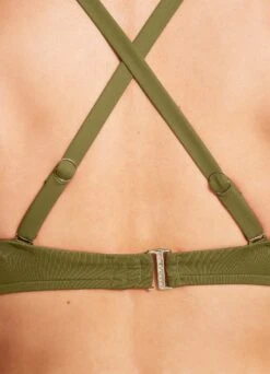 Seafolly Collective DD Scoop Neck Halter Top - Avocado -Fashion Swimwear Store 31368DD942 Avocado 5