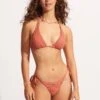 Marrakesh Longline Slide Tri - Cinnamon 2 Marrakesh Longline Slide Tri - Cinnamon -Fashion Swimwear Store 31377 911 Cinnamon 3