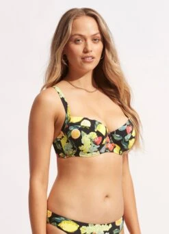 Lemoncello DD Cup Underwire Bra - Black -Fashion Swimwear Store 31383DD945 Black 3