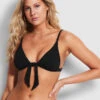 Riviera Fixed Tri Top - Black -Fashion Swimwear Store 31388 929 Black 1