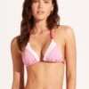 Slice Of Splice Triangle Bikini Top - Parfait Pink -Fashion Swimwear Store 31424 990 ParfaitPnk 4