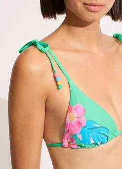 Tropica Slide Triangle Bikini Top - Jade -Fashion Swimwear Store 31428 067 Jade 7