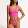 Sea Dive Action Back Tank Bikini Top - Fuchsia Rose 1 Sea Dive Action Back Tank Bikini Top - Fuchsia Rose -Fashion Swimwear Store 31478 861 FuchsiaRos 3