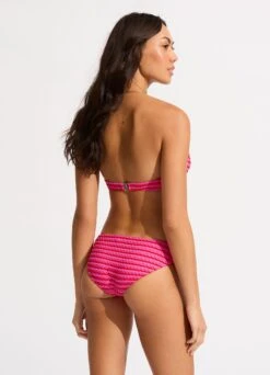 Mesh Effect Bustier Bikini Top - Chilli Red 10 Mesh Effect Bustier Bikini Top - Chilli Red -Fashion Swimwear Store 31496 102 Chilli 20Red 6