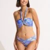 Eden Halter Bandeau Bikini Top - Azure 1 Eden Halter Bandeau Bikini Top - Azure -Fashion Swimwear Store 33816 070 Azure 3