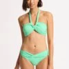 Seafolly Collective Halter Bandeau Bikini Top - Mint -Fashion Swimwear Store 33816 942 Mint 3