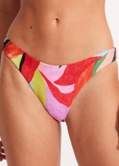 Tropfest Reversible High Cut Pant - Aquamarine 15 Tropfest Reversible High Cut Pant - Aquamarine -Fashion Swimwear Store 40305 978 Aquamarine 3