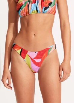 Tropfest Reversible High Cut Pant - Aquamarine 17 Tropfest Reversible High Cut Pant - Aquamarine -Fashion Swimwear Store 40305 978 Aquamarine 5