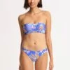 Eden Reversible Hipster Bikini Bottom - Azure