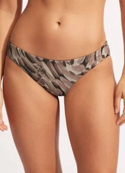 Poolside Reversible Hipster - Sepia -Fashion Swimwear Store 40473 954 Sepia 3