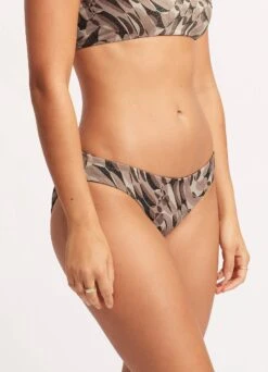Poolside Reversible Hipster - Sepia -Fashion Swimwear Store 40473 954 Sepia 7