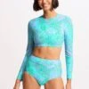 Sea Skin High Waisted Bikini Bottom - Vivid Green -Fashion Swimwear Store 40558 064 VividGreen 4