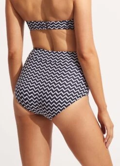 Sienna High Waisted Pant - True Navy -Fashion Swimwear Store 40558 976 True 20Navy 5