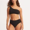 Sea Dive Wide Side Retro - Black -Fashion Swimwear Store 40586 861 Black 6