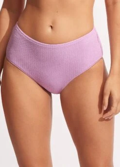 Sea Dive Wide Side Retro - Lilac -Fashion Swimwear Store 40586 861 Lilac 2