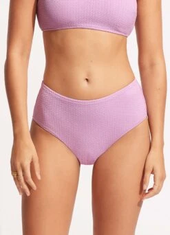 Sea Dive Wide Side Retro - Lilac -Fashion Swimwear Store 40586 861 Lilac 3