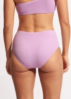 Sea Dive Wide Side Retro - Lilac -Fashion Swimwear Store 40586 861 Lilac 5
