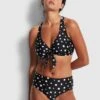 Soft Spot Wide Side Retro - Black -Fashion Swimwear Store 40586 896 Black 1