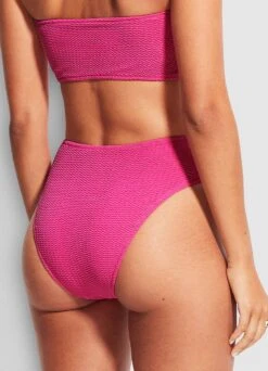 Sea Dive High Rise Pant - Fuchsia Rose -Fashion Swimwear Store 40609 861 FuchsiaRos 5